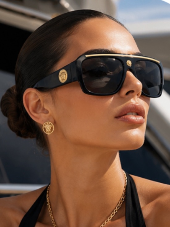 imported Accessories - LUXURY LOOK Square Women’s Sun Glasses Eyewear lions head